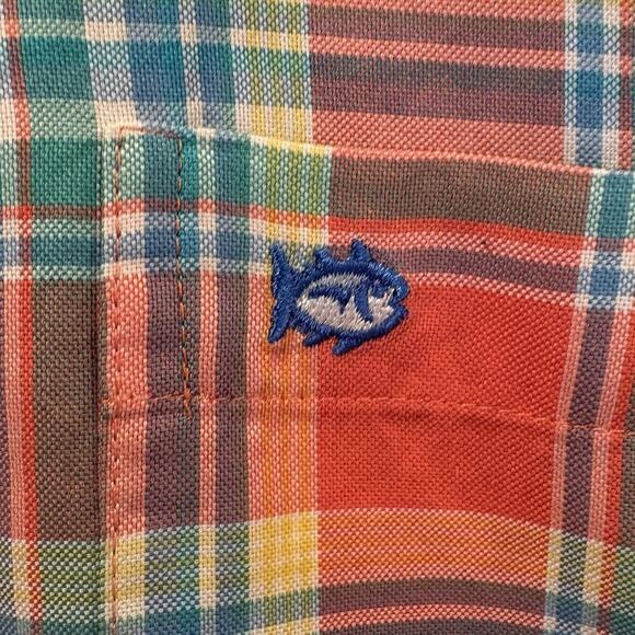 Southern Tide Plaid Long Sleeve Button Down Shirt Mens Size Small (1826) - Picture 4 of 6